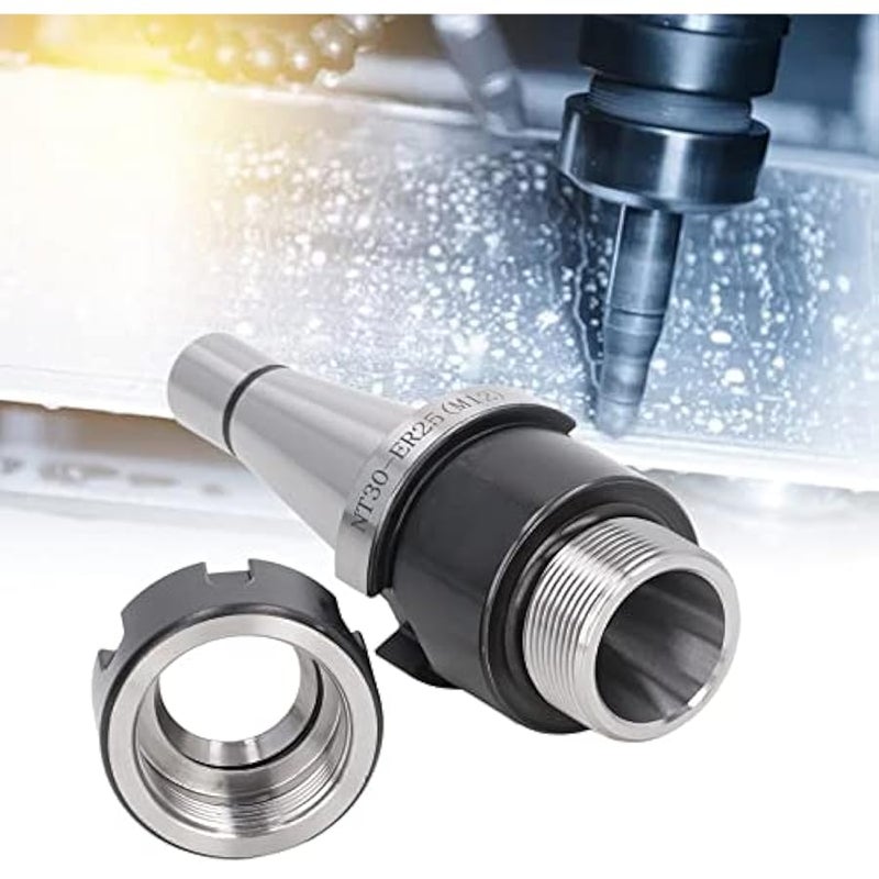 حامل ادوات ثقب لولبي M12 NT30 ER25 مع مفتاح عدة مناسب لماكينة الطحن سي ان سي، ملحقات صناعية لتقوية قطع غيار ماكينات الطحن - Image 4